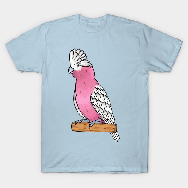 Galah bird cartoon illustration T-Shirt by Cartoons of fun